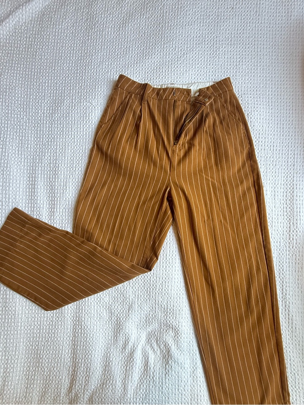 Brixton Burnt Orange Pinstripe Pants